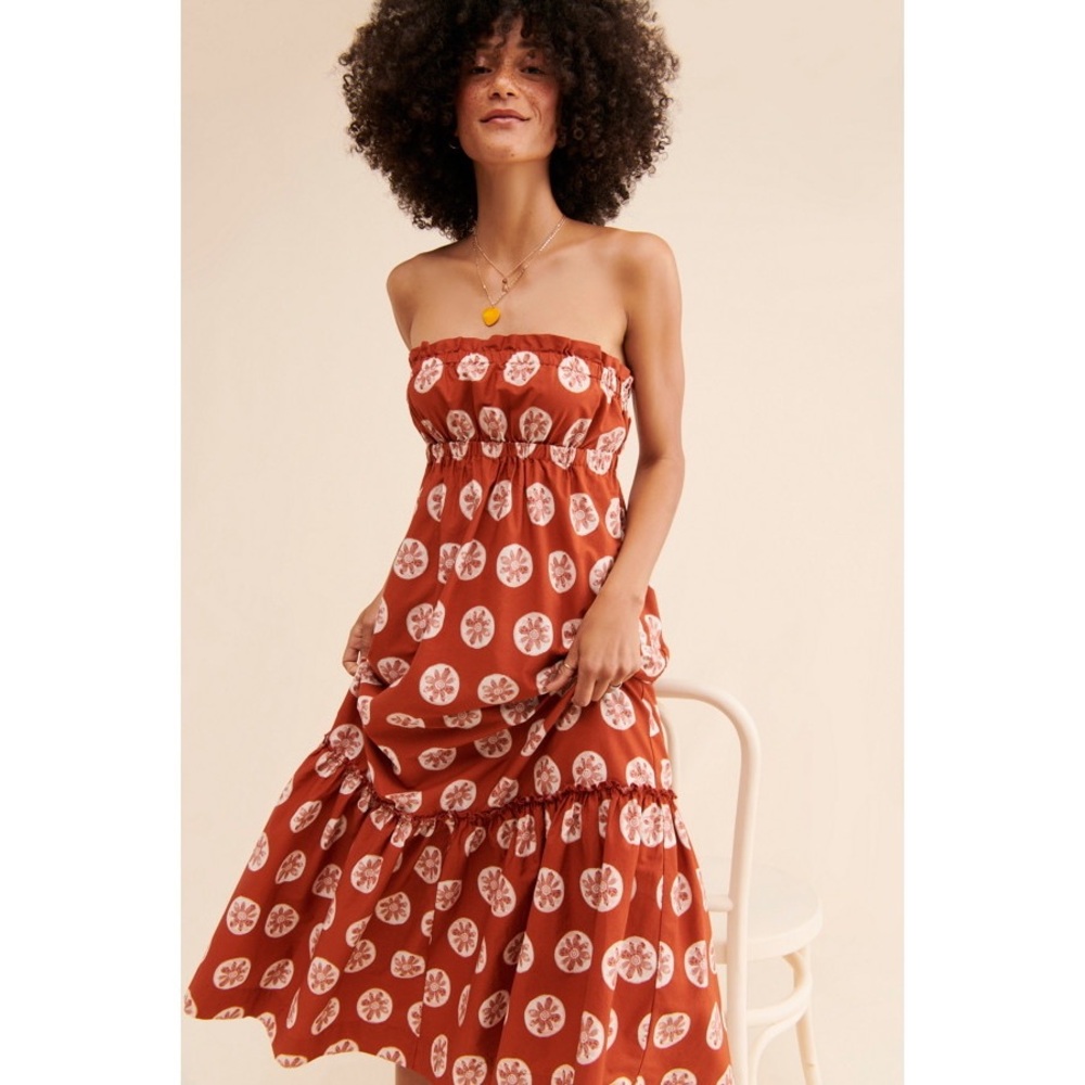 Free People Leanna Tube Dress NWT SZ XL in Copper - Picture 7 of 16